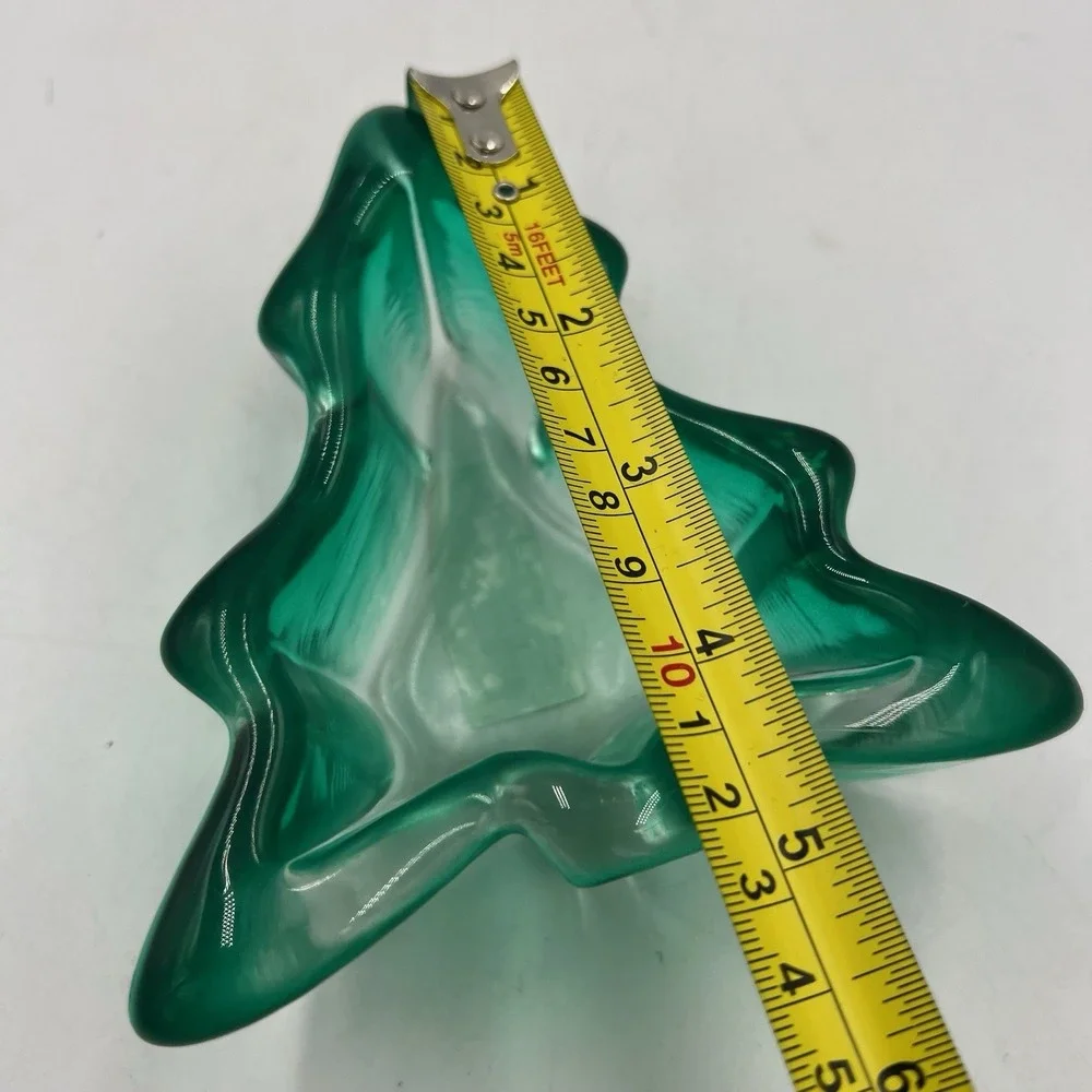 MIKASA Petite‎ Christmas Votive Candle Holder Green Pine Tree 5